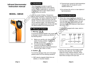 infrared thermometer gm320 manualzz