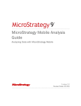 MicroStrategy Mobile Analysis Guide: AI Chat &amp; PDF