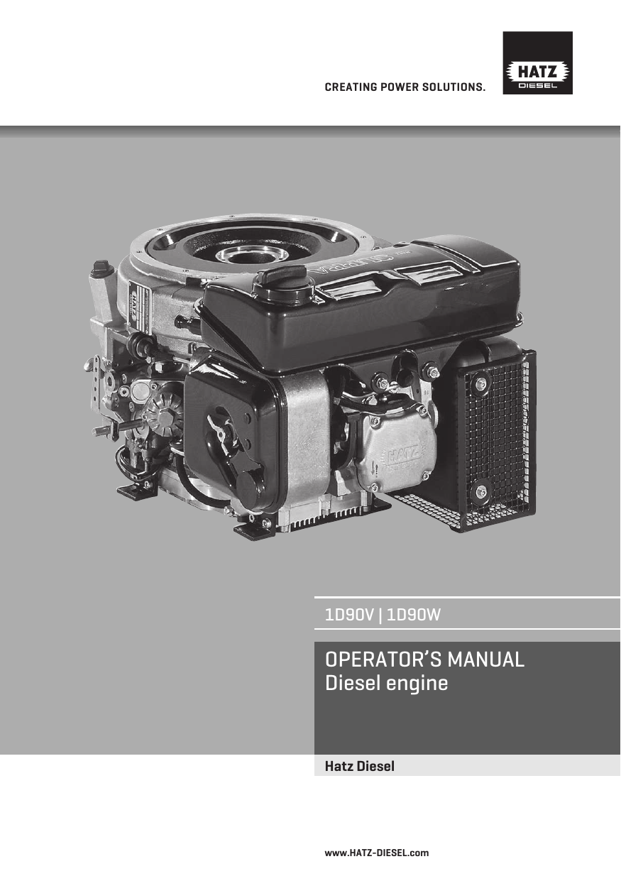 OPERATOR`S MANUAL Diesel engine | Manualzz