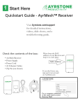 AYRSTONE AyrMesh Quick start manual