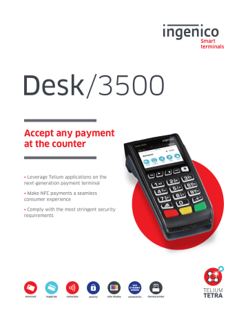 Desk/3500 - Ingenico Group | Manualzz