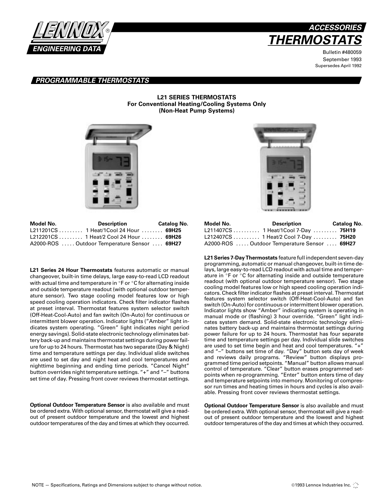 how to read a lennox model number