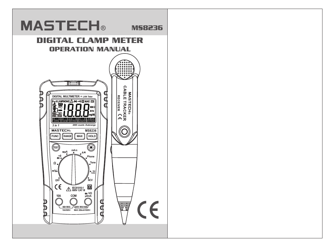 digital clamp meter Manualzz