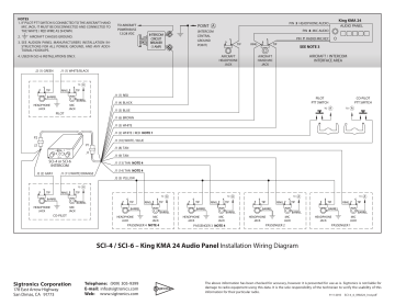 King KMA 24 Audio Panel | Manualzz