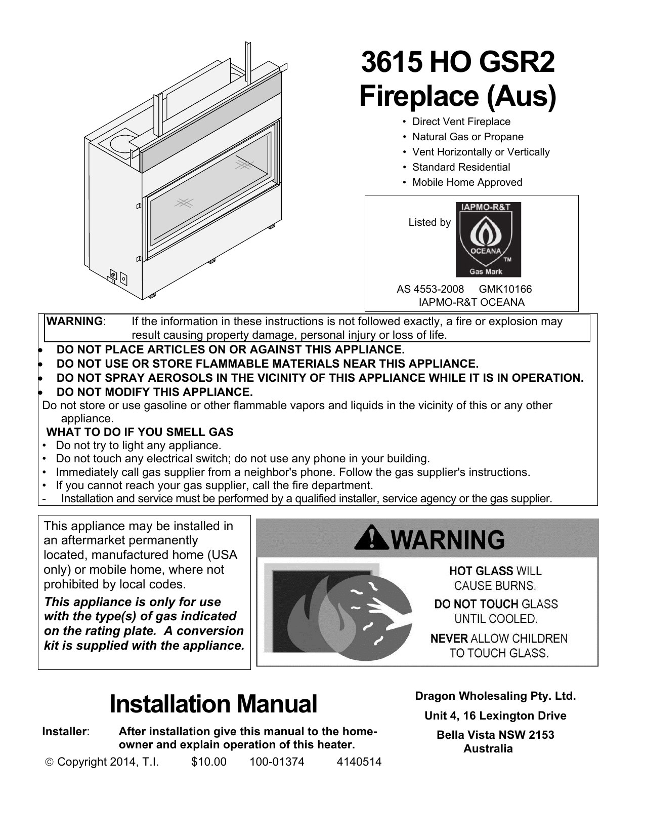 Dragon Wholesaling 3615 HO GSR2 Installation manual Manualzz