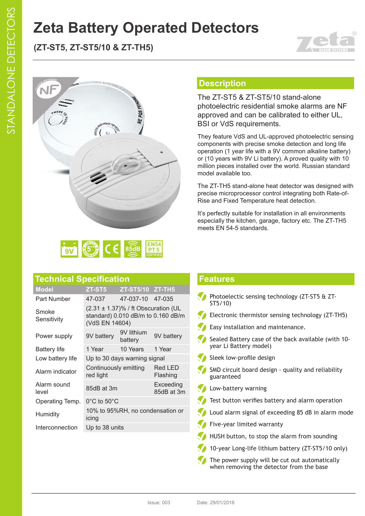 Zeta Battery Operated Detectors Manualzz