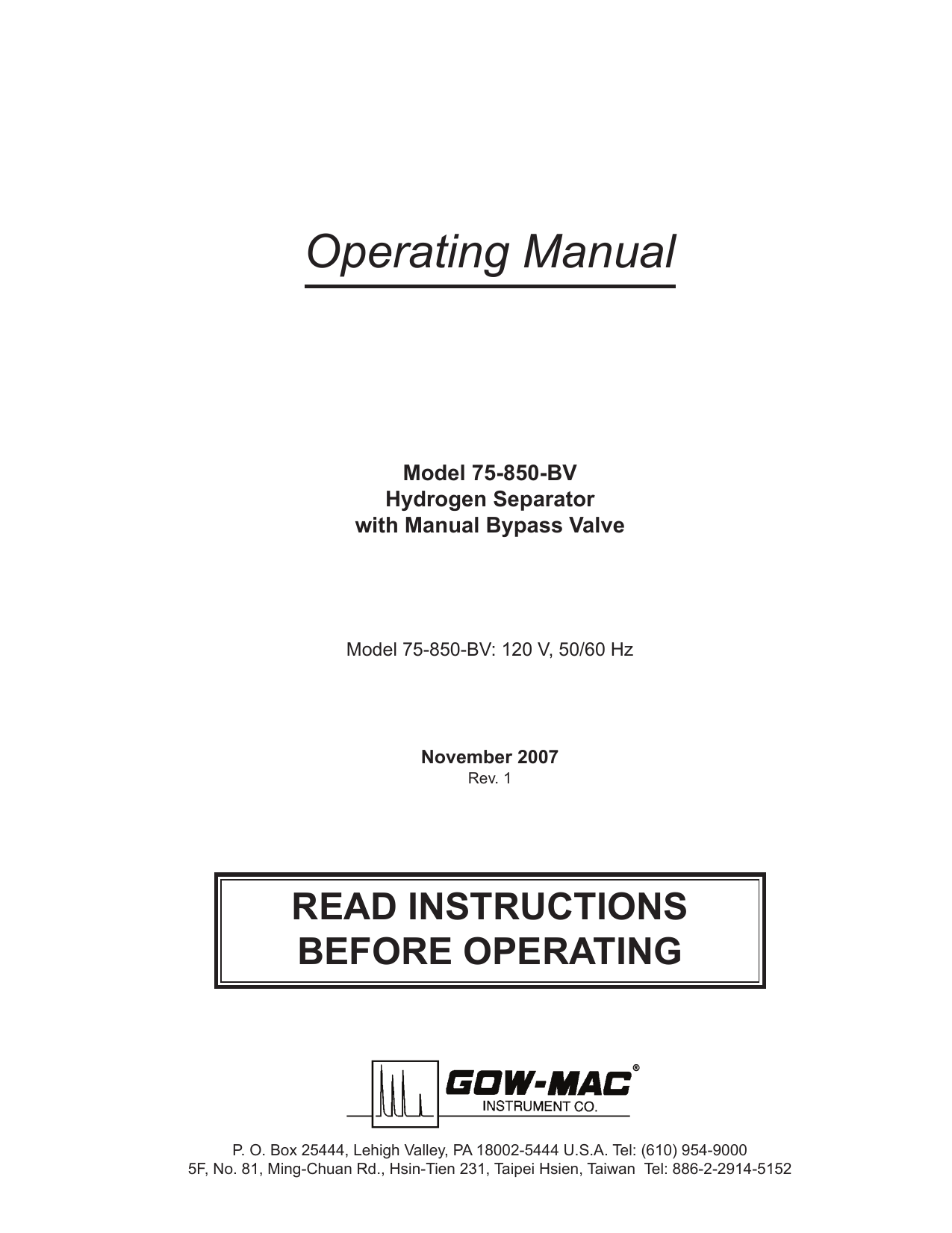 Gow mac gc manual pdf