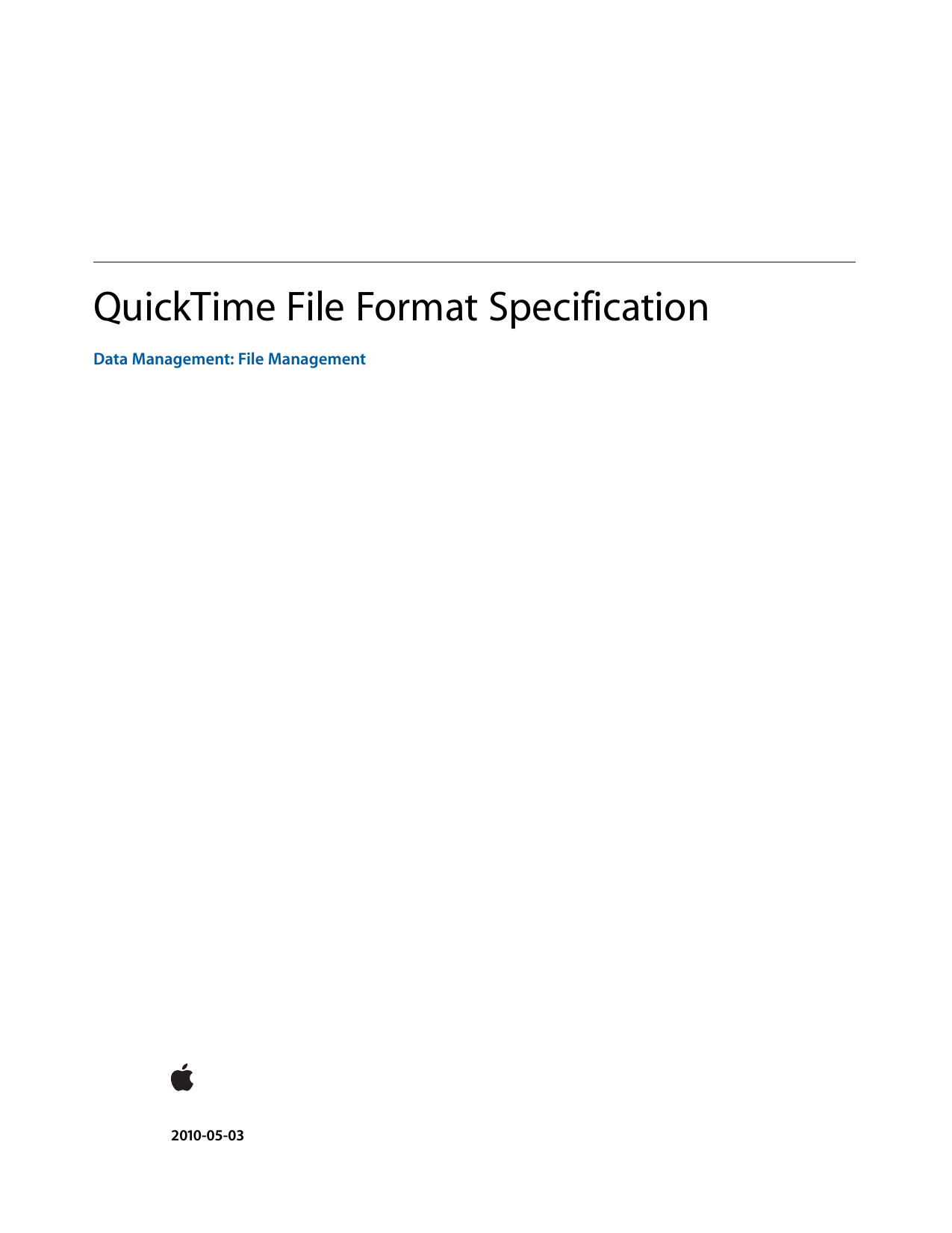 QuickTime File Format Specification Manualzz