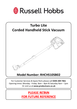 Russell Hobbs Turbo Lite RHCHS10SB02 User Manual