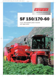 GRIMME SF 150/170-60 Potato Harvester User Manual