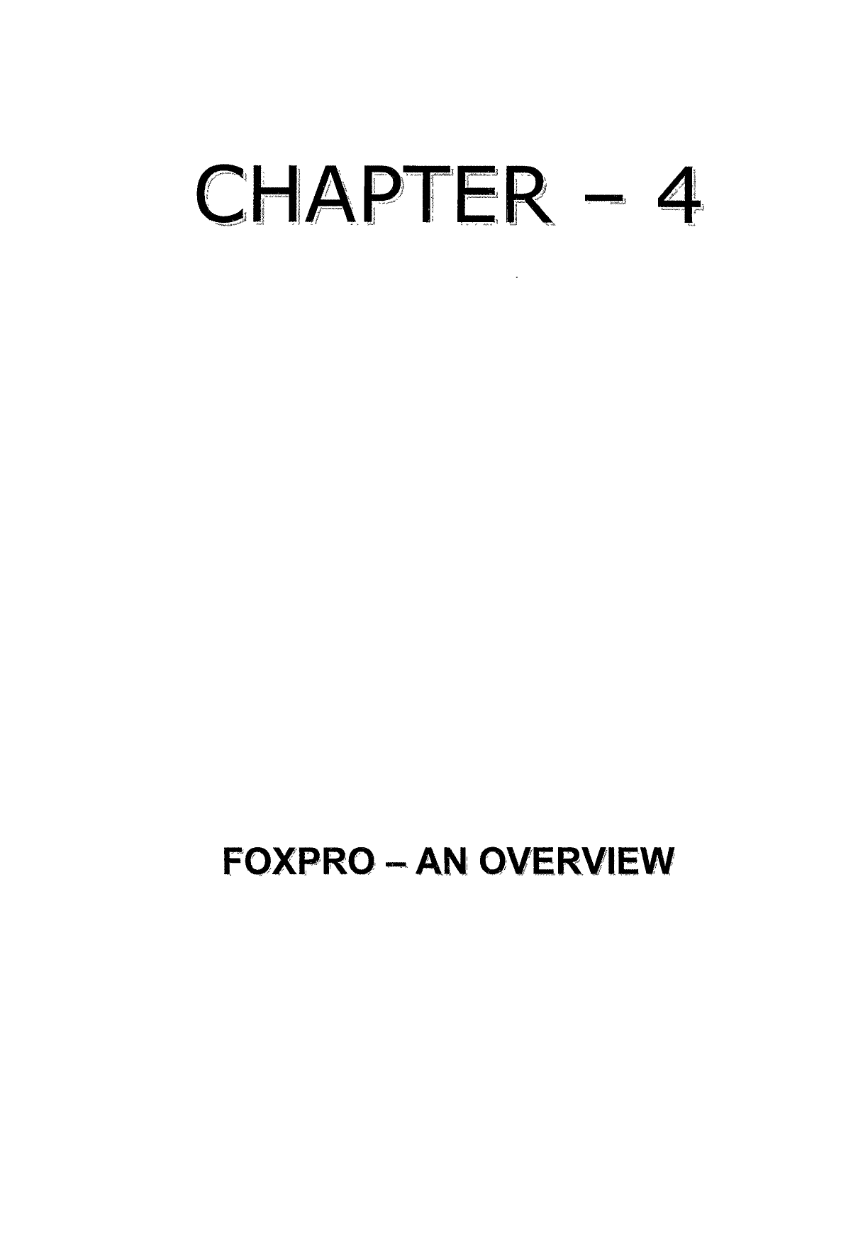Foxpro An Overview Manualzzcom - 