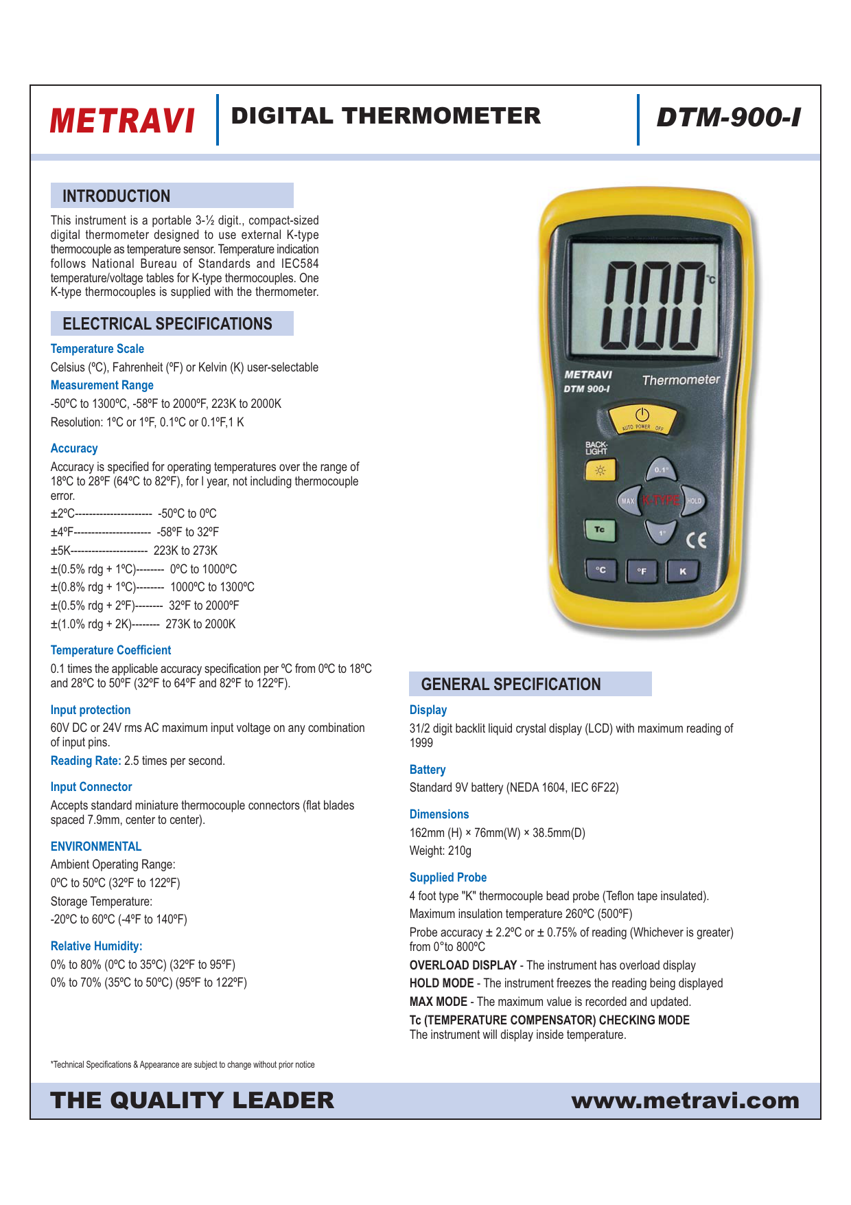 Digital Thermometer Fh10 Manualzz