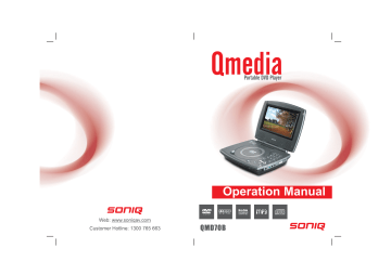 Soniq QMD70B Product Manual | Manualzz