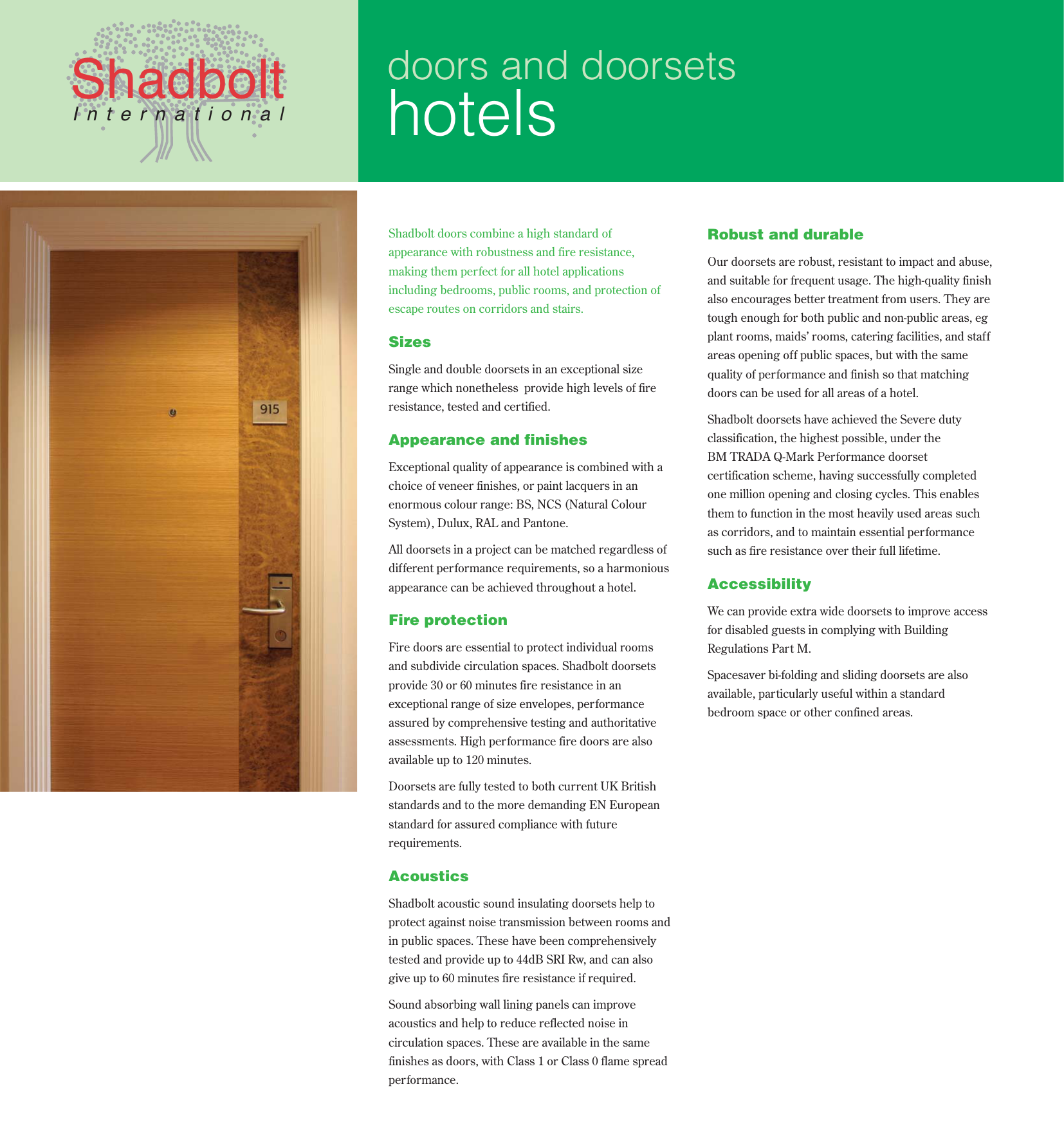 Shadbolt Hotels Riba 5 Layout 1 Manualzz Com