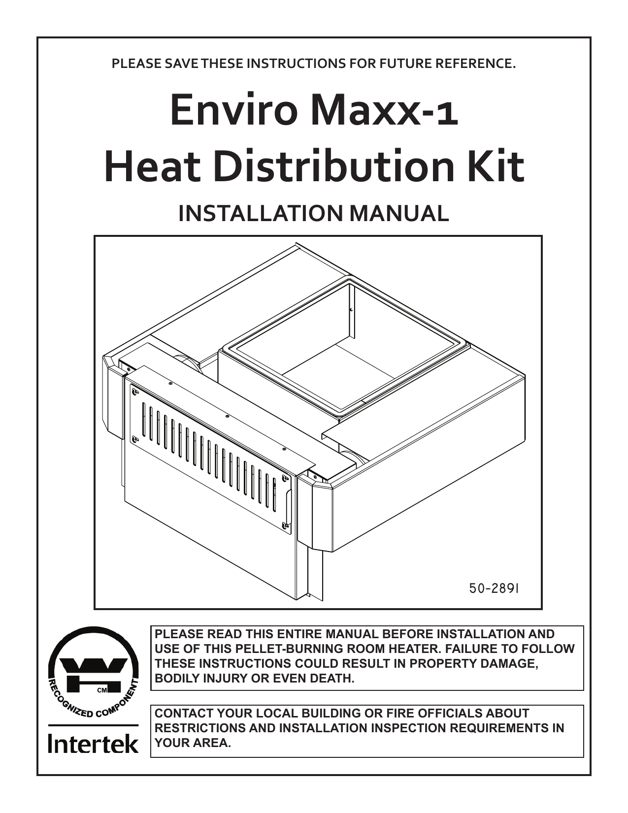 Enviro Maxx1 Installation manual Manualzz