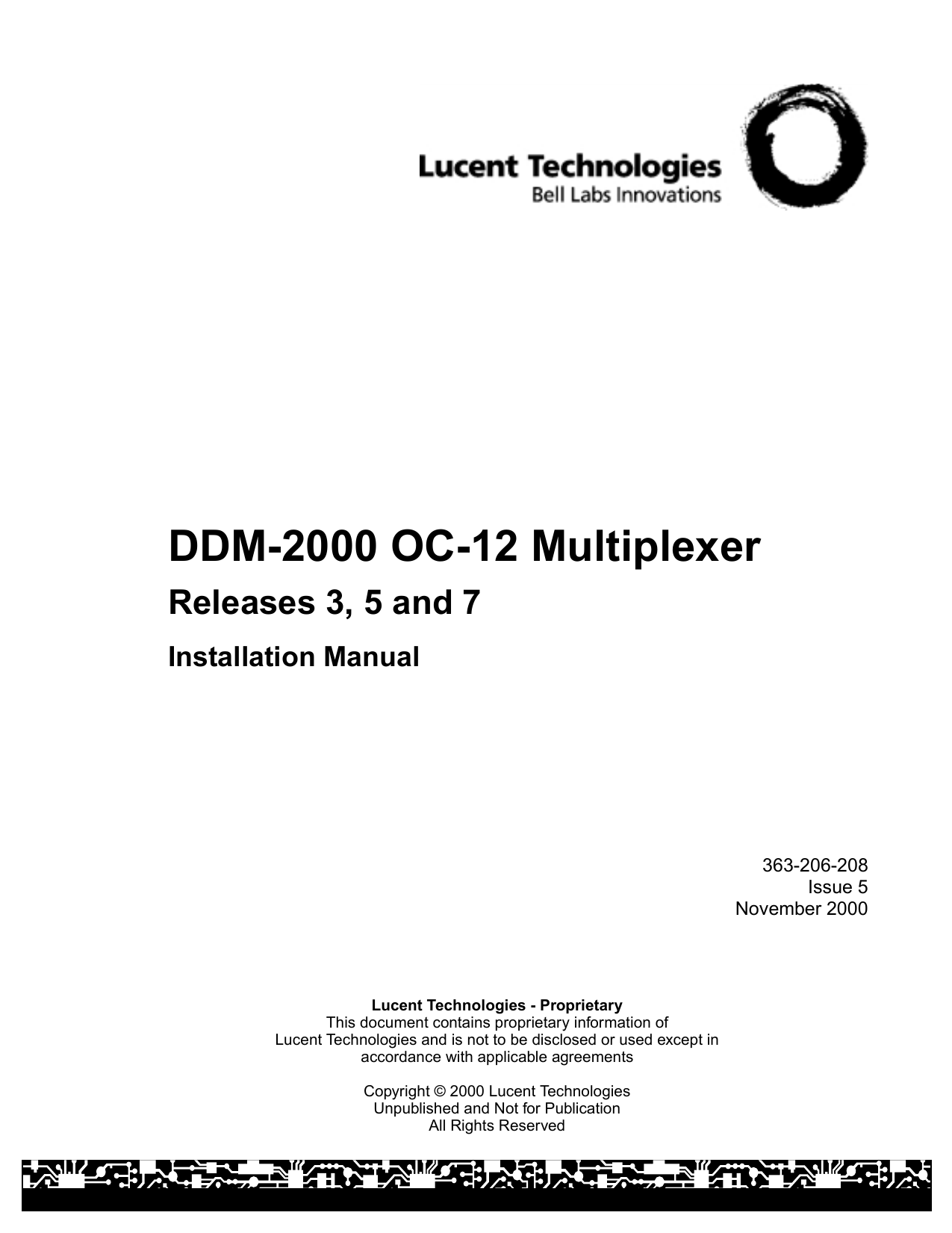Lucent BBF2B S3:4 TGS CARD DDM-2000 FIBER OC12