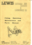 Lewis Landlord 200 &amp; LandLugger 20 Parts Manual