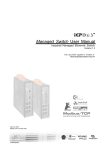 Industrial Ethernet Switch MSM-508 User Manual