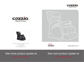 Cozzia massage chair online disassembly