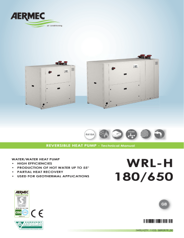 Heat Pump Aermec WRL-H 180 | Manualzz