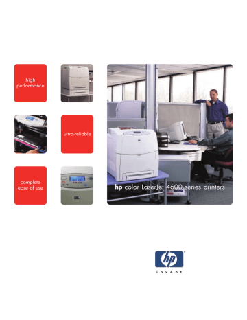 HP Color lJ4600 Bro FA (Page 1) | Manualzz
