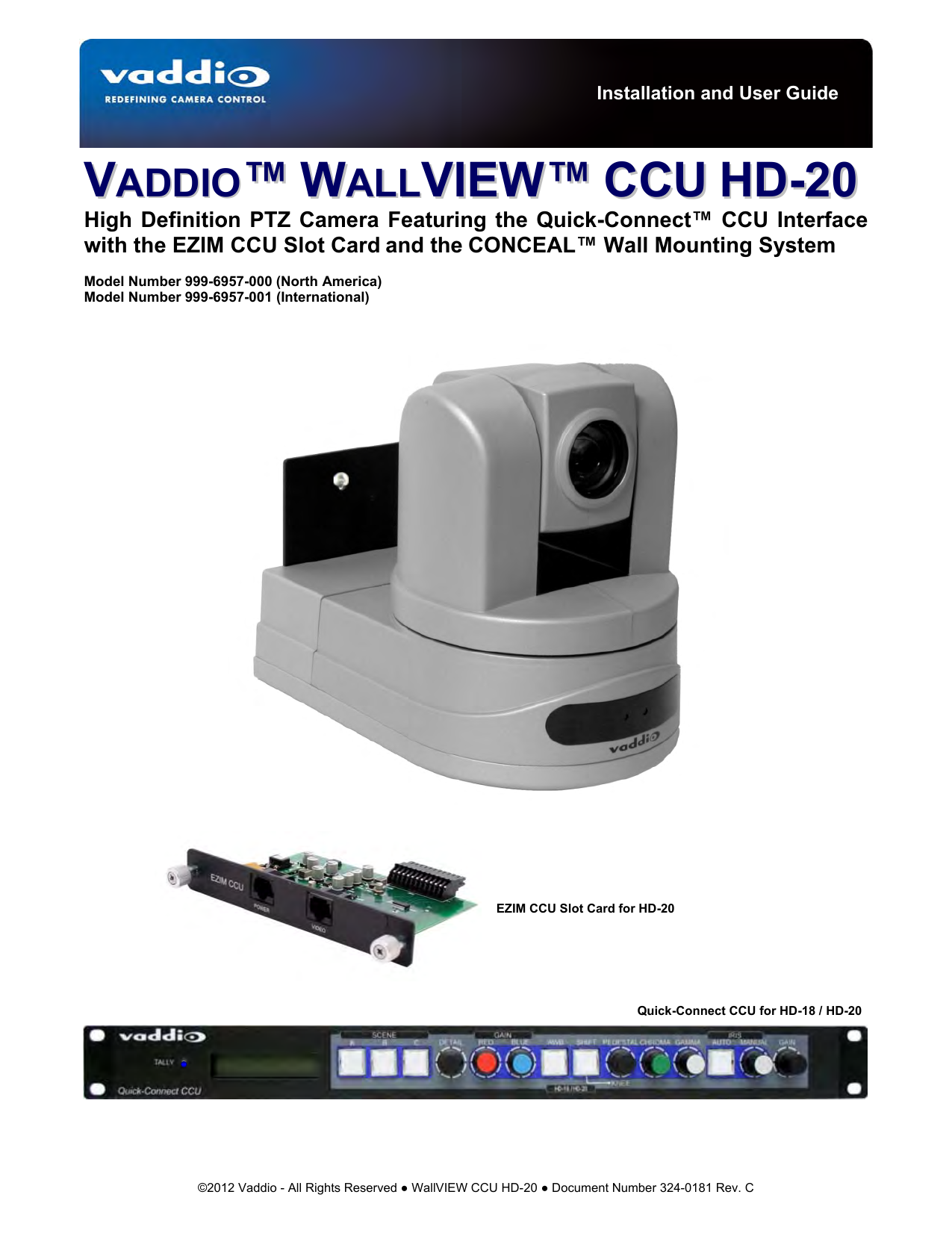 vaddio wallview 70 ptz camera