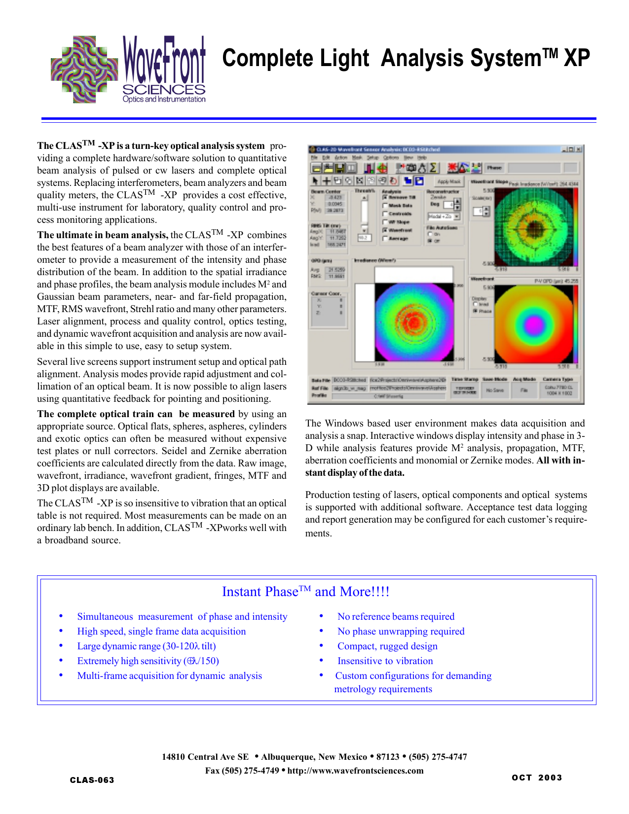 Complete Light Analysis Systemtm Xp Manualzz