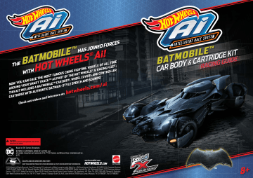 Hot Wheels Ai Batmobile Car Body and Cartridge Kit NEW 