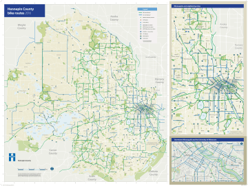 Hennepin County Bike Map Hennepin County Bike Routes 2016 | Manualzz