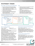 BroadSoft Auto Attendant Standard Quick Reference Guide