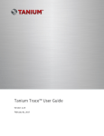 Tanium Trace User Guide: AI Chat &amp; PDF Access