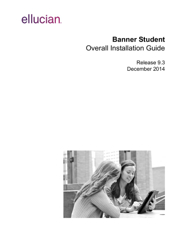 Banner Student / Overall Installation Guide / 9.3 | Manualzz