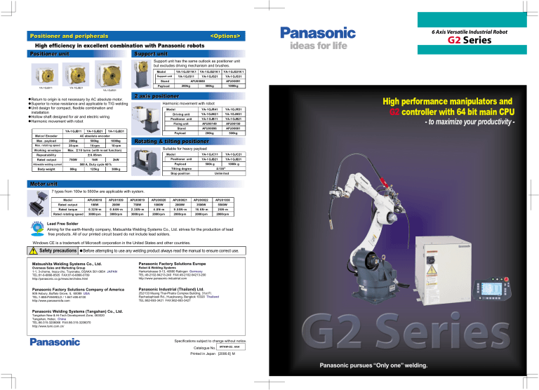 Panasonic robotic welder training