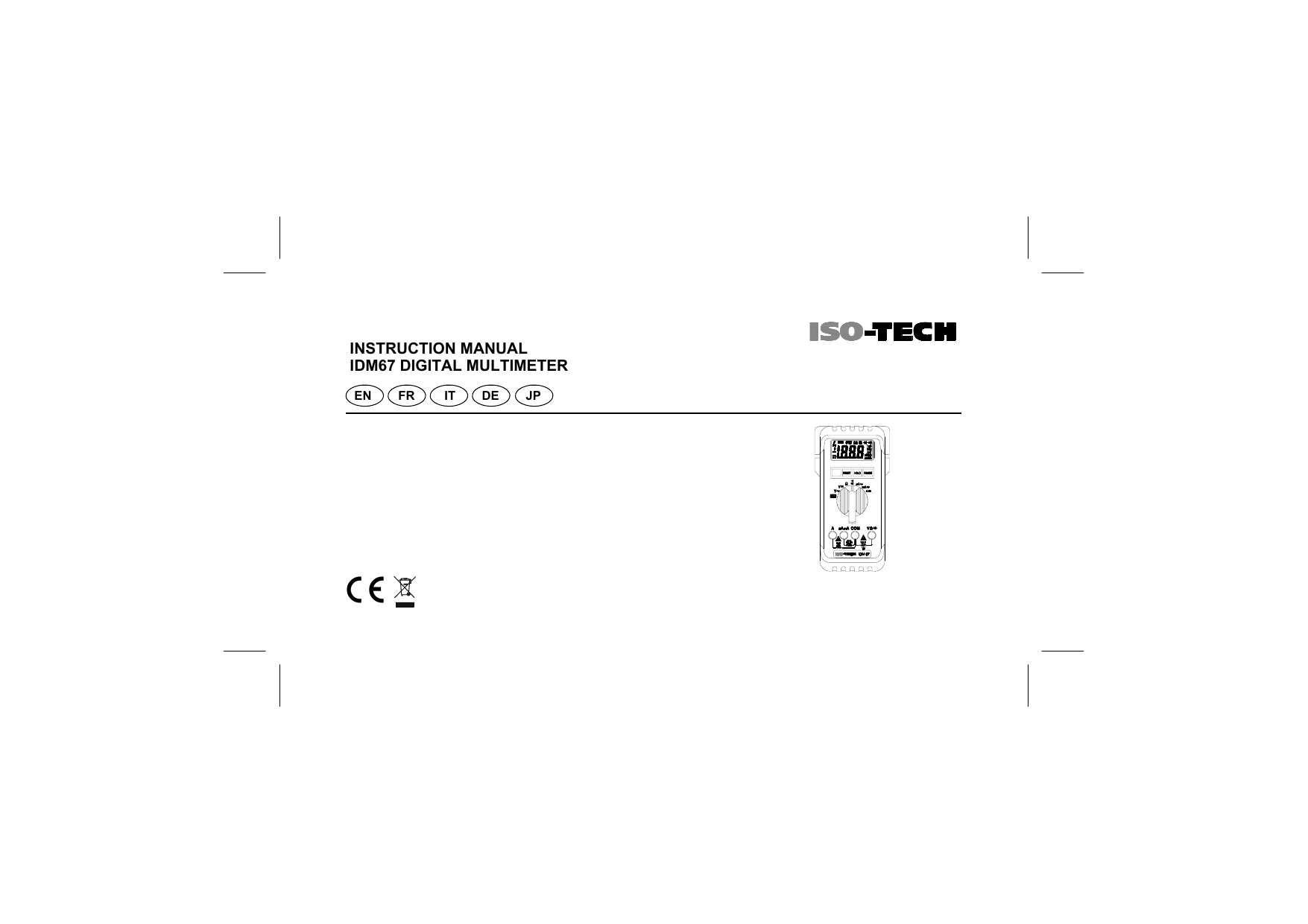 Digital Multimeter Instruction Manual