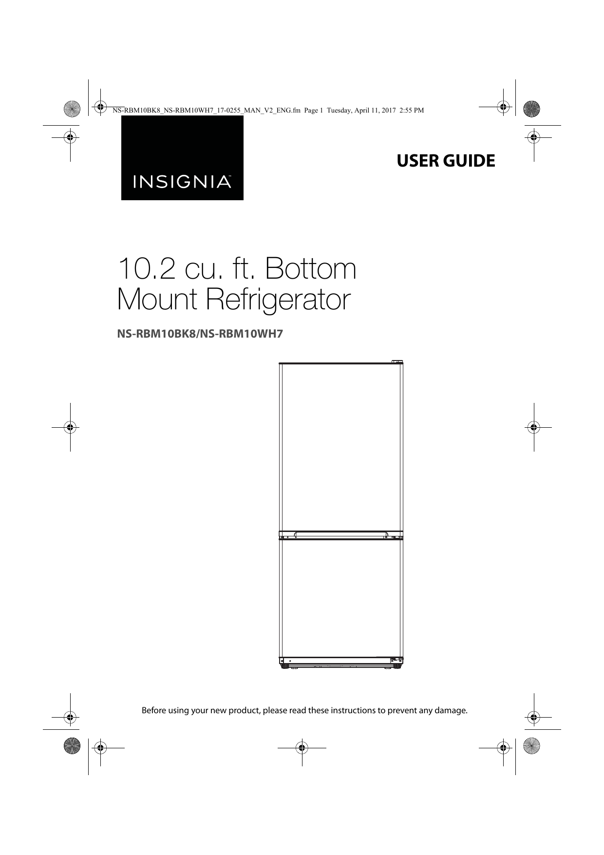 insignia model ns rbm10wh7