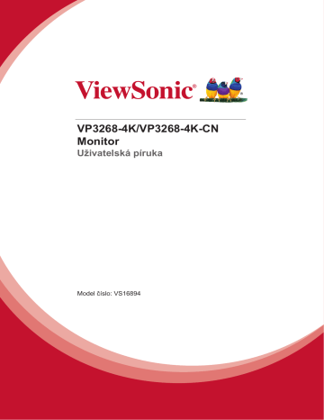 Obsah balení. ViewSonic VP3268-4K, VP3268-4K-S | Manualzz