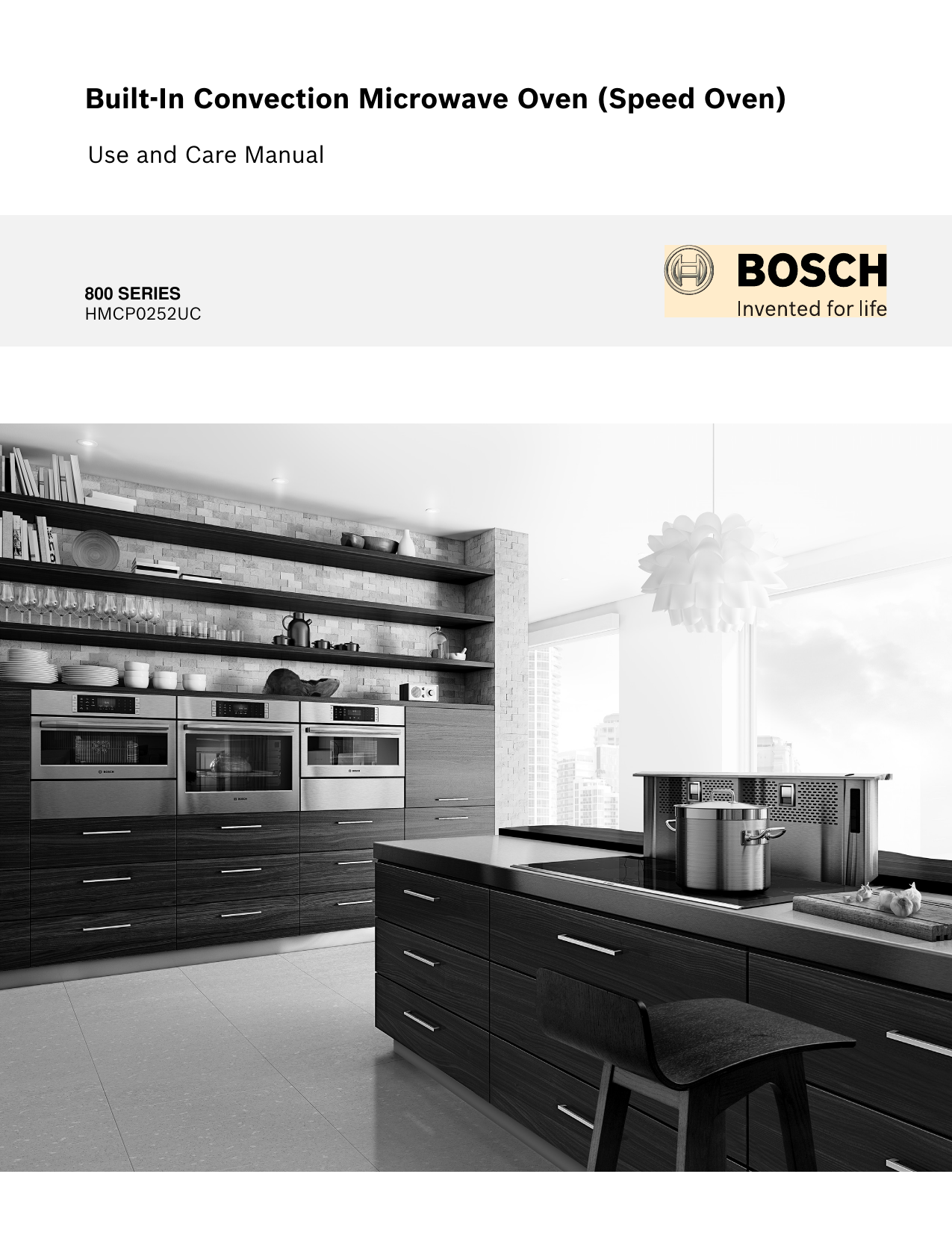 Bosch HMCP0252UC Benchmark 1.6-cu ft Built-In Microwave Use and care guide | Manualzz