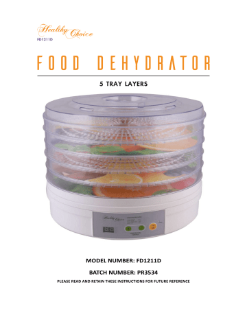 CABELA'S 1 TRAY FOOD DEHYDRATOR MODEL 54-1647 - Shopping.com