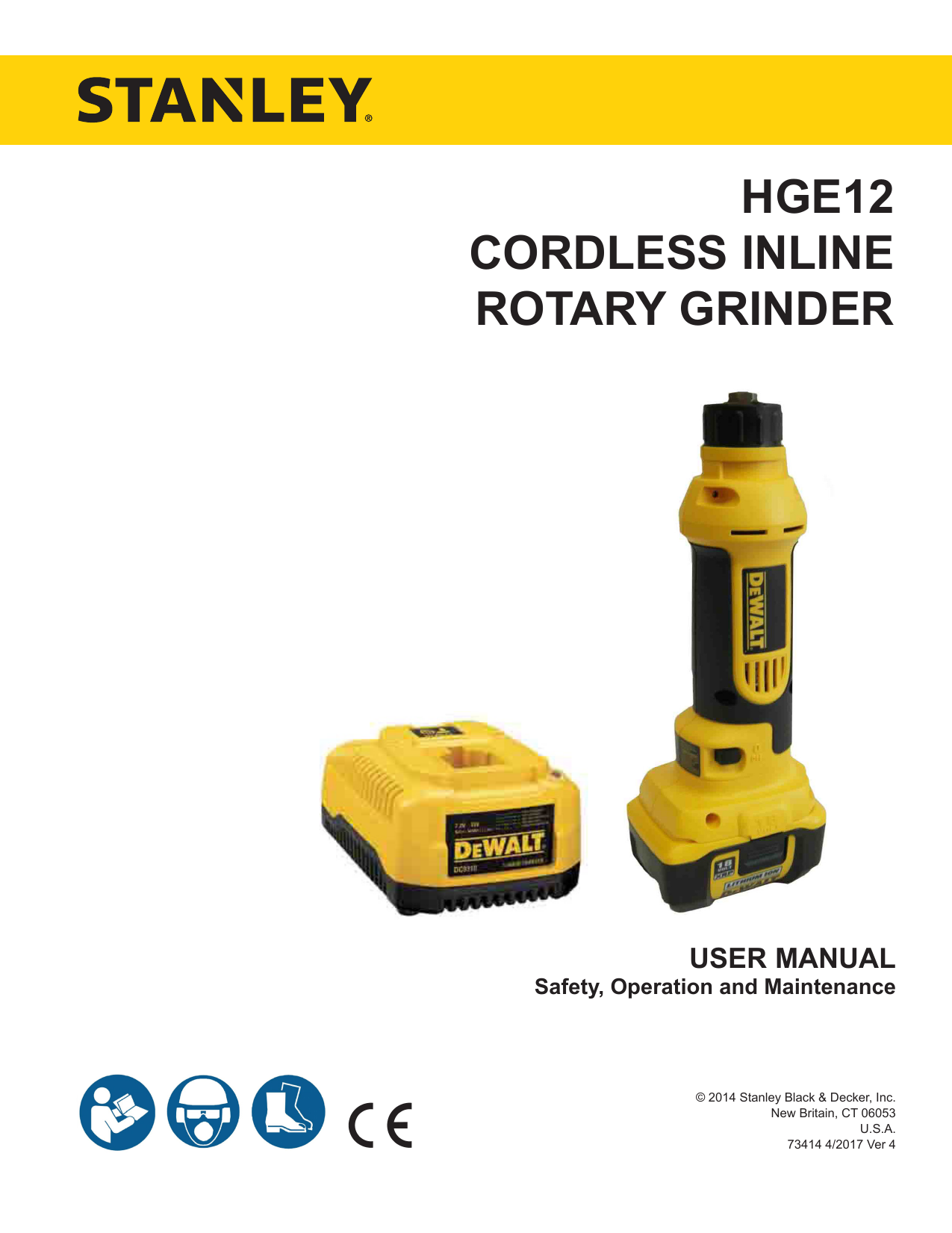 Stanley HGE12 User manual Manualzz