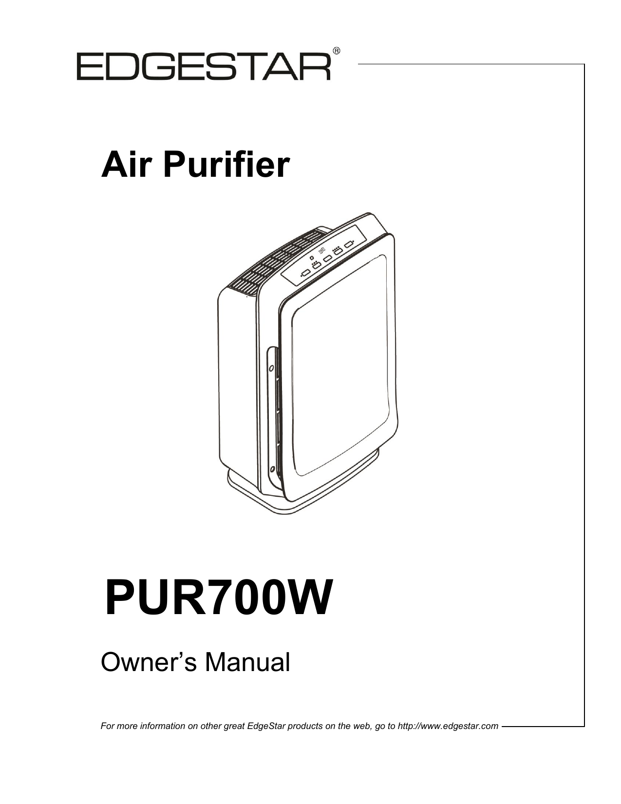 EdgeStar Air Purifier Manualzz