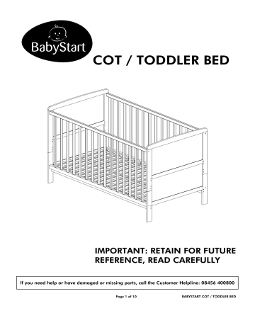 babystart cot bed