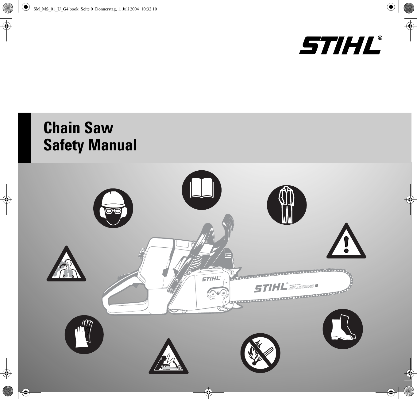 Stihl chainsaw safety manual | Manualzz