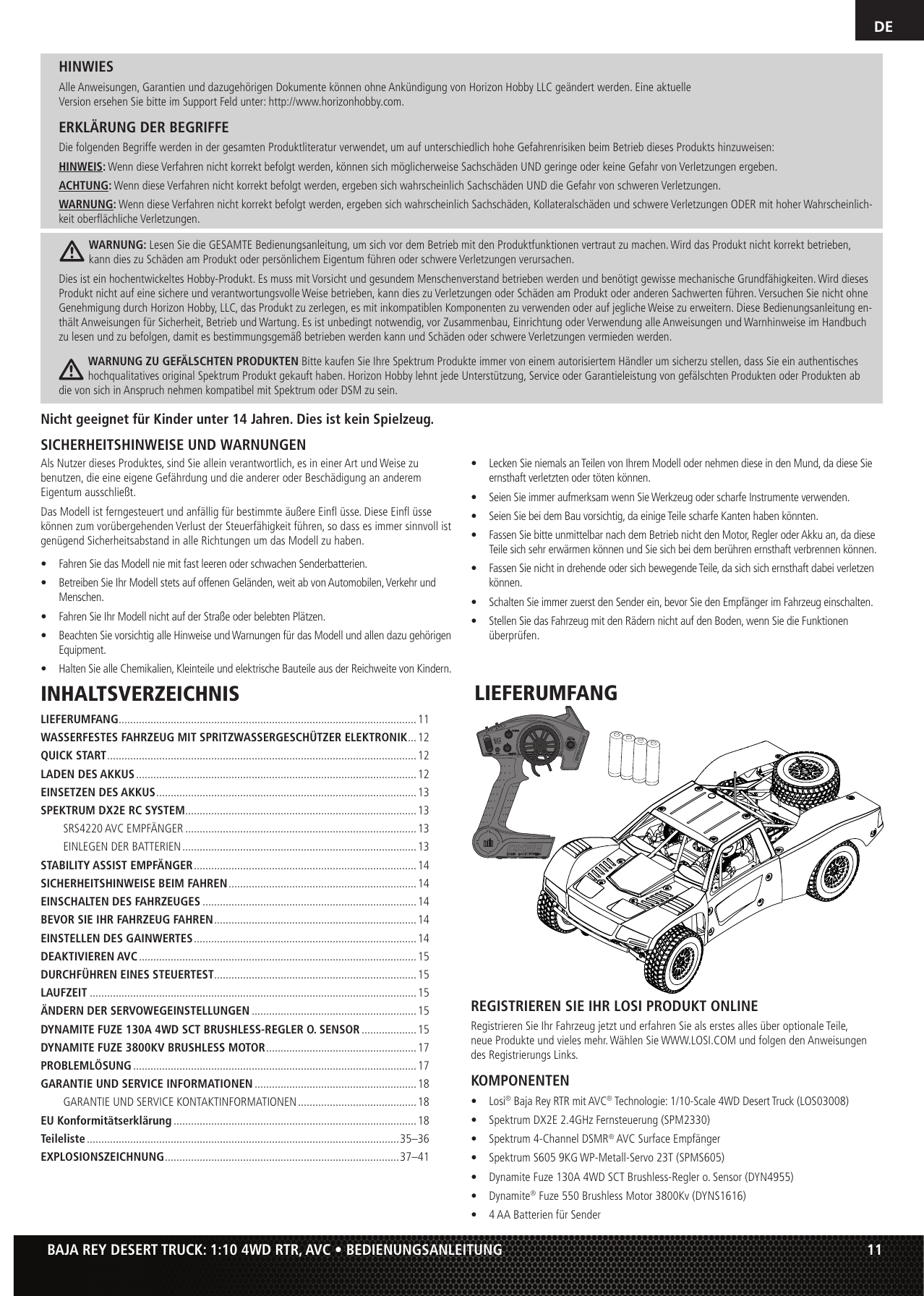 Lieferumfang Inhaltsverzeichnis Manualzz