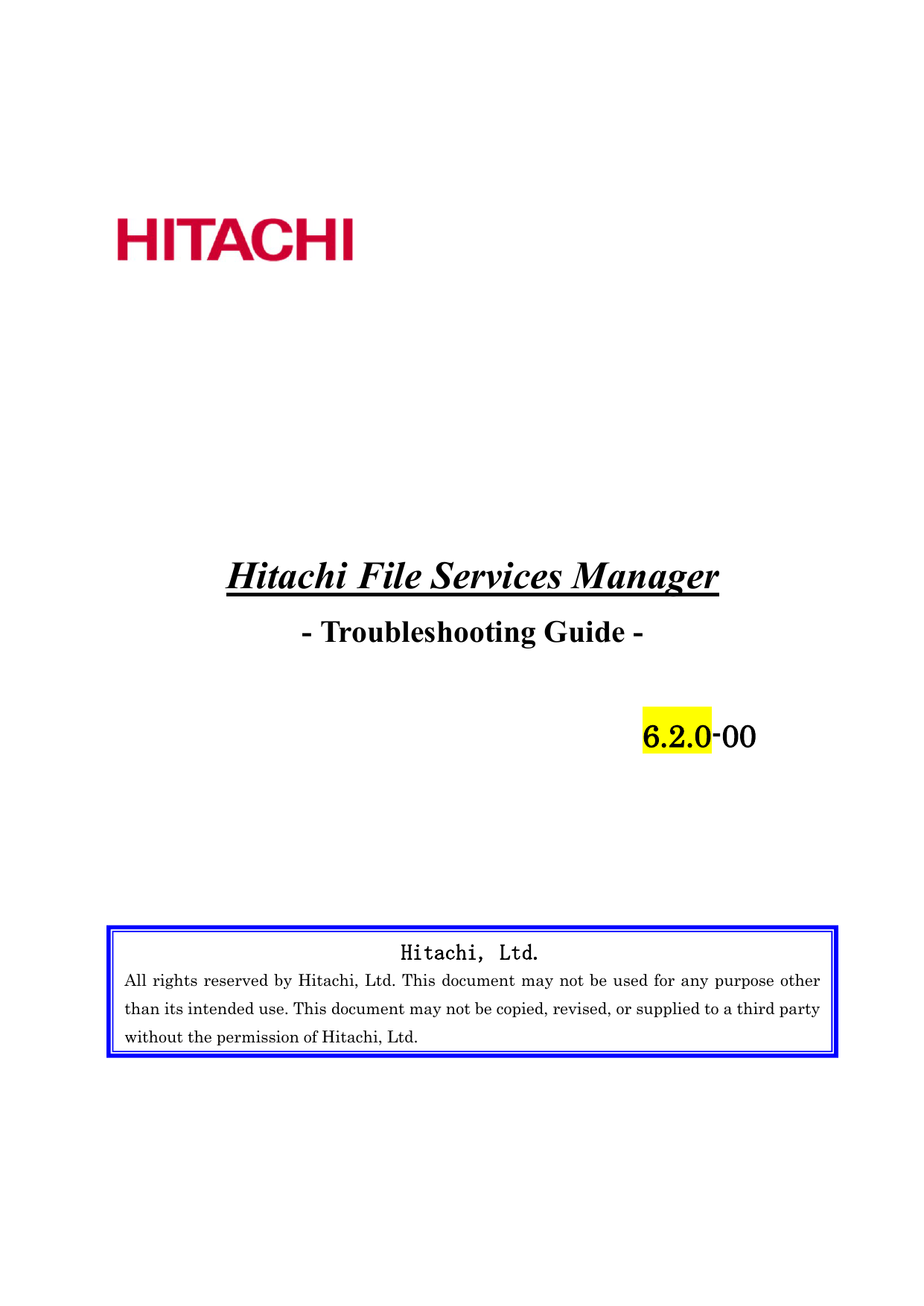 Hitachi File Services Manager Troubleshooting Manualzz