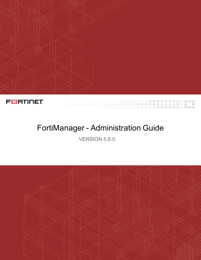 FortiManager Administration Guide | Manualzz