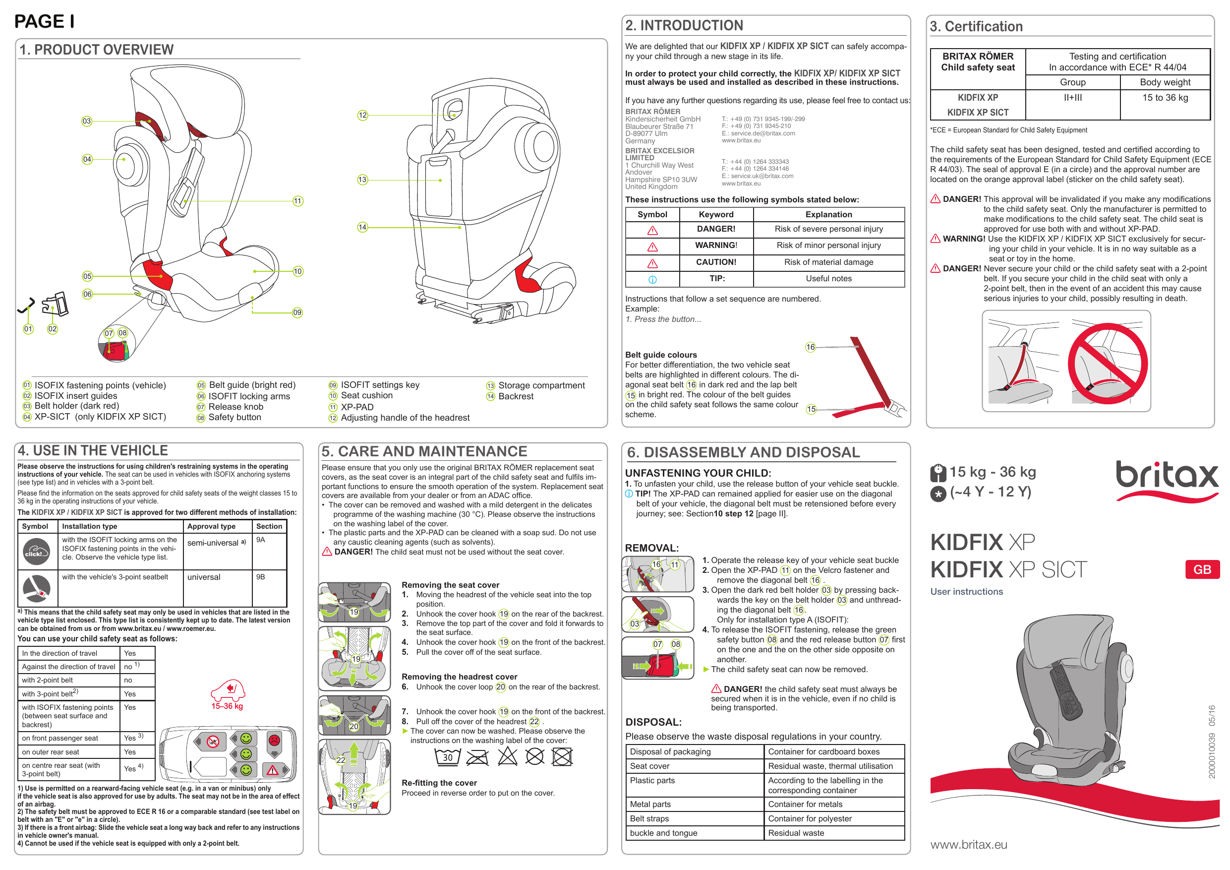 britax xp pad replacement