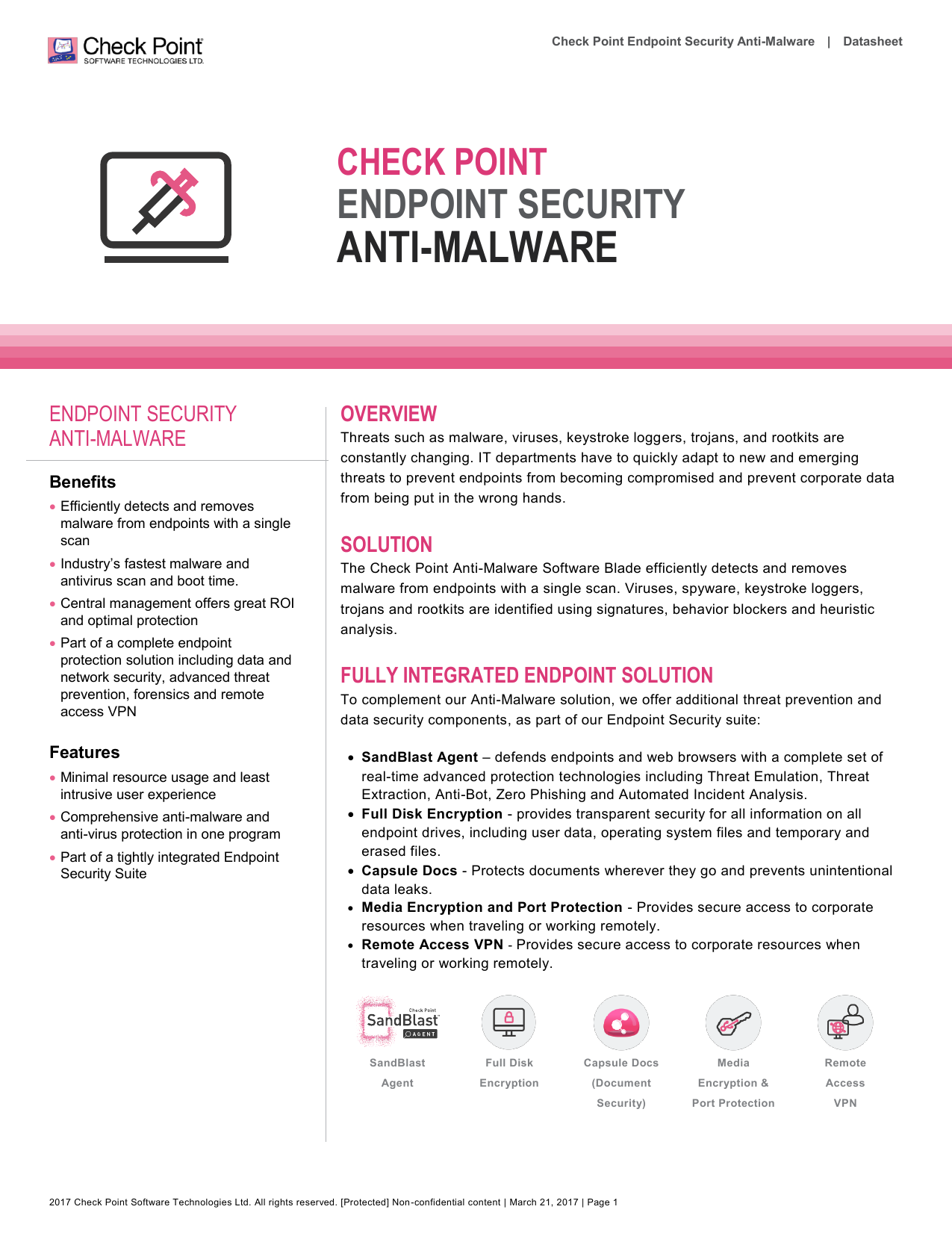 checkpoint endpoint protection software