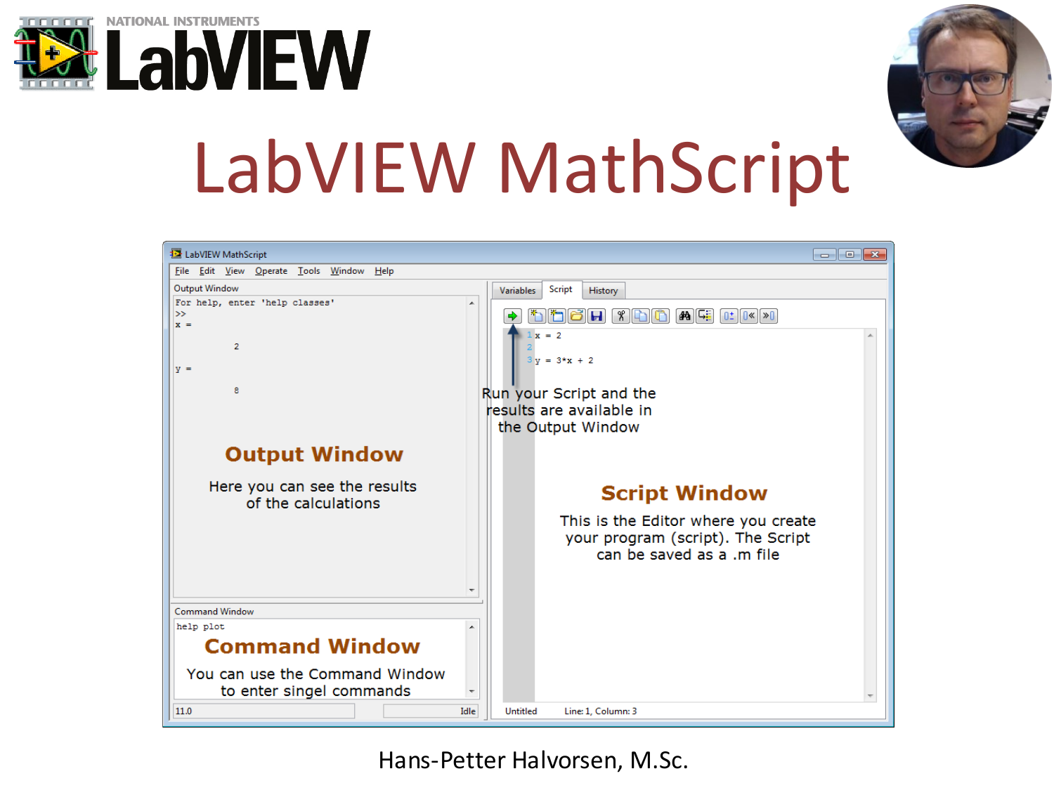 how to add a boolean to a mathscript node labview