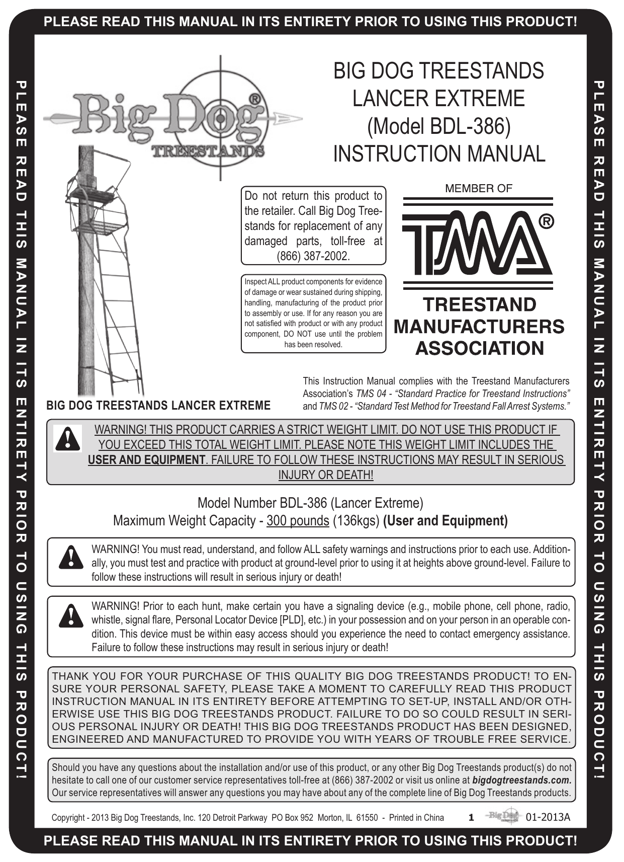 (Model BDL-386) INSTRUCTION MANUAL | manualzz.com