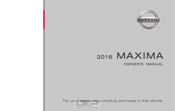 Nissan Maxima 2016 Owner Manual | Manualzz